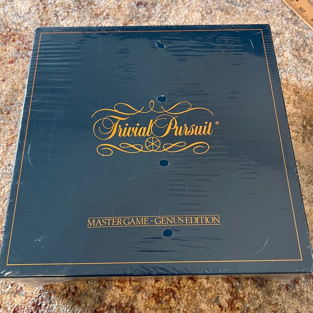 Trivial Pursuit Master Game Genus Edition Vintage Board Game New Sealed
